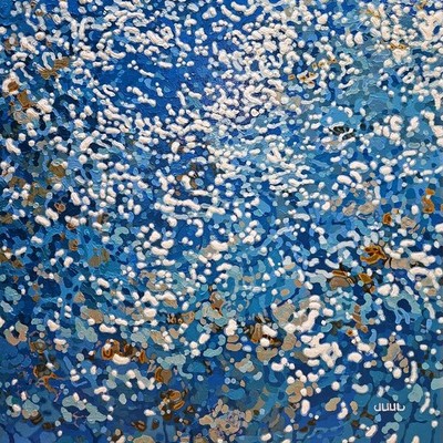 MARGARET JUUL - Wishing Well - Acrylic on Canvas - 36x36 inches