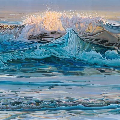 JOSEF KOTE - Light Dance - Acrylic on Canvas - 48x72 inches