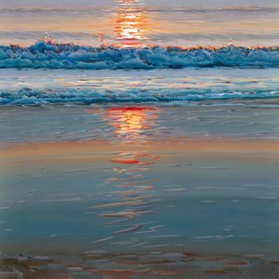 JOSEF KOTE -  Serenity - Acrylic on Canvas - 48x48 inches