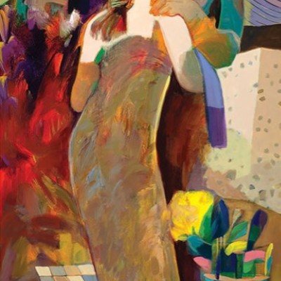 HESSAM ABRISHAMI - In My Arms - Limited Edition Archival on Canvas - 48x24 inches