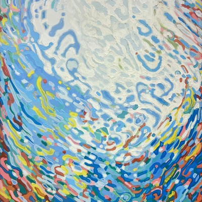 MARGARET JUUL - Cotton Candy - Oil on Canvas - 26x18 inches