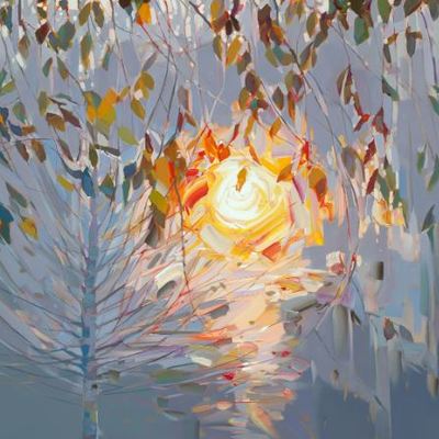 JOSEF KOTE - Eternal Light - Embellished Giclee - 48 x 40 inches