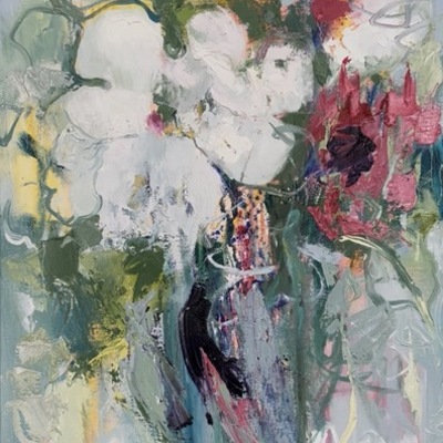 NATALYA ROMANOVSKY-Spring Soft NATALYA ROMANOVSKY - Spring Soft - Oil on Canvas - 30x20 inches