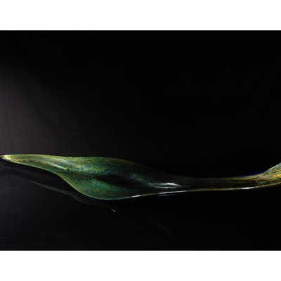 WILL DEXTER-Python Skin Dichroic Boat WILL DEXTER - Python Skin Dichroic Boat - Glass