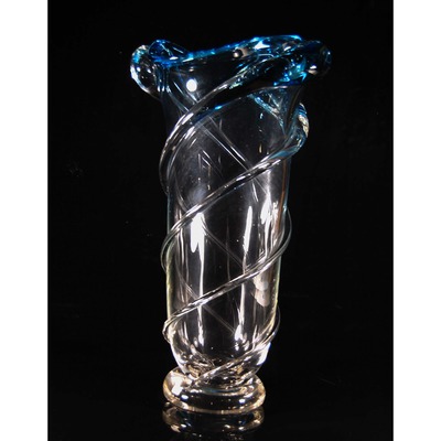 WILL DEXTER-Copper Tornado Vase WILL DEXTER - Copper Tornado Vase - Glass