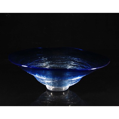 WILL DEXTER - Cerulean Blue Nest Bowl - Glass