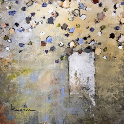 JEFF KOEHN-Petals In The Wind JEFF KOEHN - Petals In The Wind - Oil on Canvas - 24x24 inches