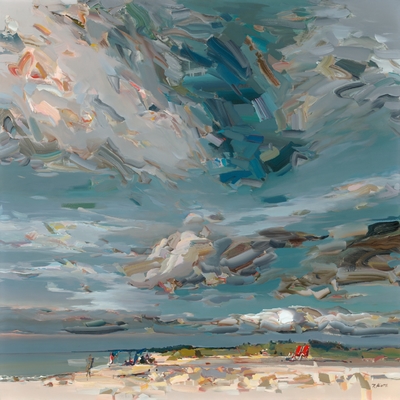 JOSEF KOTE - Rejoice - Acrylic on Canvas - 60x60 inches