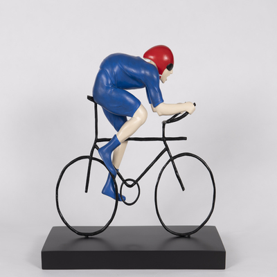MACKENZIE THORPE - The Fastest - Hand Painted Cast Resin - 14.25" H x 16.25" W x 7.25" D
