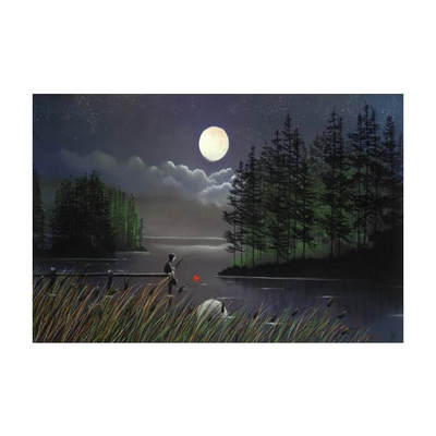 MACKENZIE THORPE - I'll Catch You The Moon - Giclee on Paper - 20" High x 34" Wide