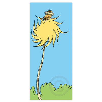 DR. SEUSS - Earth-Friendly Lorax - Serigraph on Eco-Friendly Stonehenge Paper - 46 x 19 inches