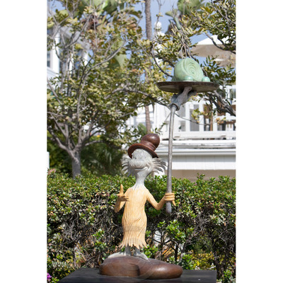 DR. SEUSS - Green Eggs and Ham - Large Scale - Large Scale Bronze Sculpture - 80.5”h x 36”w x 28”d