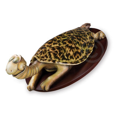 DR. SEUSS - Turtle-Necked Sea Turtle - Hand-Painted Cast Resin Sculpture - 12” x 22” x 16.75”