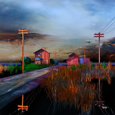STEPHEN HARLAN - End of the Road - Limited Edition on Canvas or Aluminum - 24x32 - 30x40 - 36x48 - 45x60 - 48x64