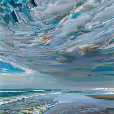 JOSEF KOTE - Exploring the Depths - Embellished Giclee on Canvas - 50 x 40 inches