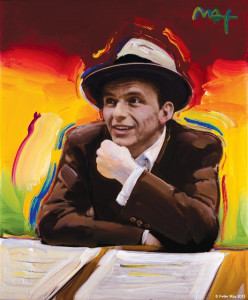 Portrait of Frank Sinatra XVII VER II #1 © Peter Max 2015