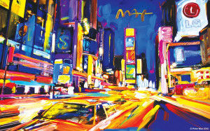 Peter Max - Time Square