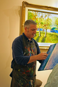 Alexandre Renoir painting at Ocean Galleries