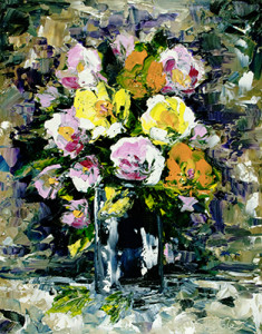 Pastel Bouquet by Alexandre Renoir